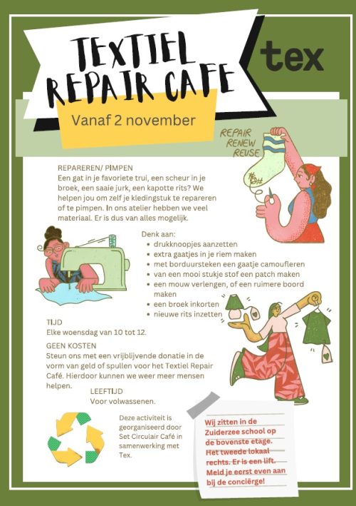 Flyer Textiel Repair Café